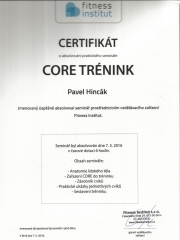 CORE Trenink - Fitness Institut 7.5.2016